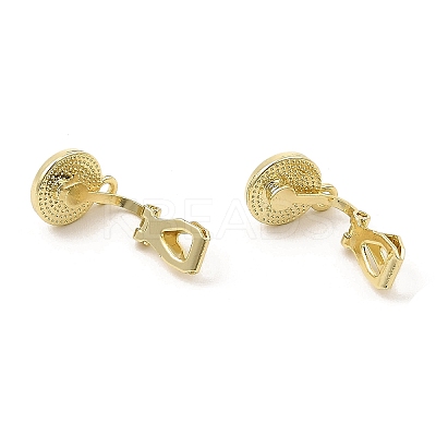 Alloy Clip-on Earring Findings FIND-L015-012A-G-1