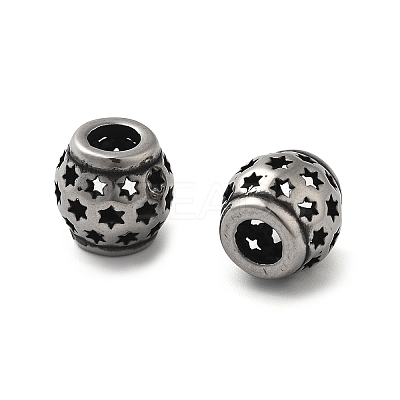304 Stainless Steel European Beads STAS-V008-39AS-1