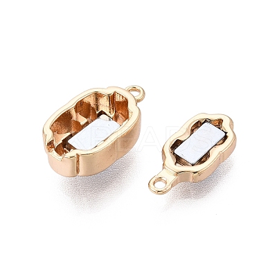 Brass Magnetic Clasps KK-Q074-02G-1