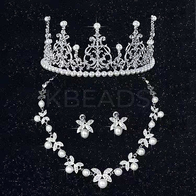 Alloy Rhinestone Jewelry Sets FS-WG653B5-03-1
