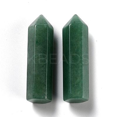 Natural Green Aventurine Pointed Beads G-G795-02-02A-1