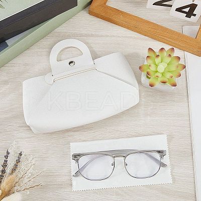 1Pc Imitation Leather Eyeglass Cases AJEW-CN0005-84B-1