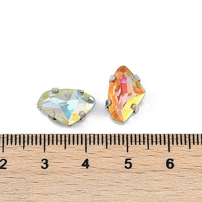 Brass Glass Rhinestone Sew on Rhinestones RGLA-U001-02P-1