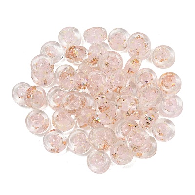 Luminous Handmade Foil Glass Beads LAMP-P020-01A-04-1
