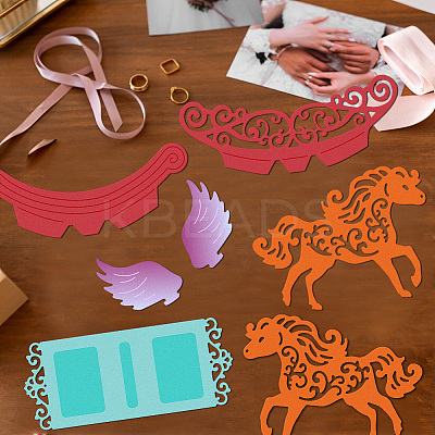 Carbon Steel Cutting Dies Stencils DIY-WH0309-2104-1
