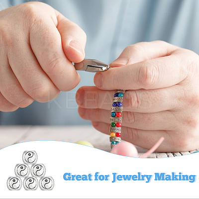 Tibetan Style Alloy European Beads FIND-DC0002-68-1