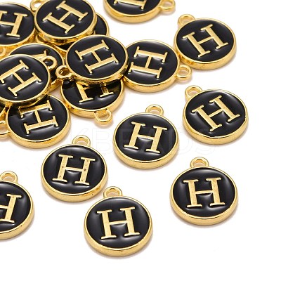 Golden Plated Alloy Charms ENAM-S118-02H-1