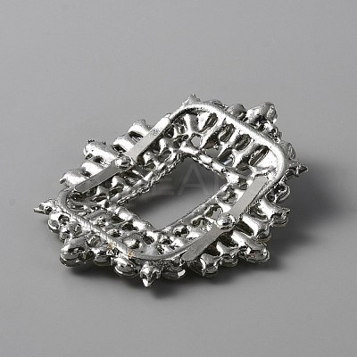 Alloy Crystal Rhinestone Shoe Decoration AJEW-WH0317-84P-1