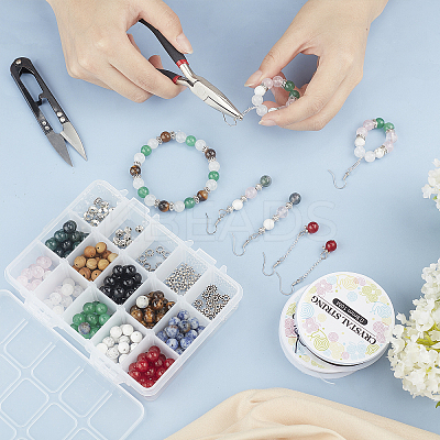 DIY Stretch Bracelets Making Kits DIY-SC0013-71-1