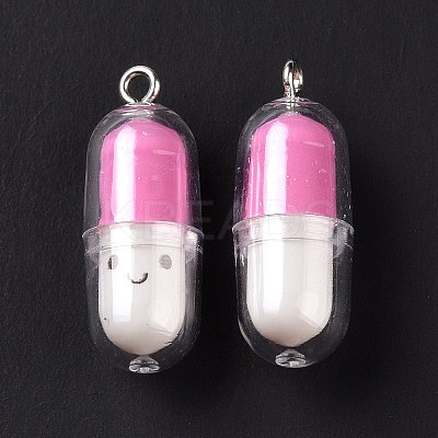 Translucent Plastic Pendants LS-KY-L006-29G-1