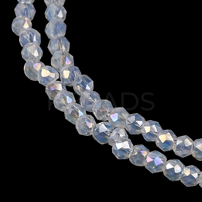 Electroplate Glass Beads Strands EGLA-H107-01A-A03-1