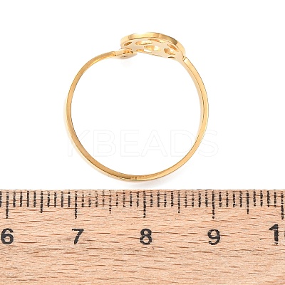 304 Stainless Steel Cuff Open Rings LS-RJEW-D337-01C-G-1