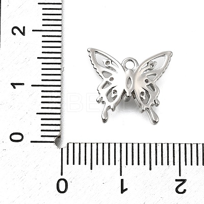Brass Micro Pave Cubic Zirconia Charms LS-KK-Q048-04P-1