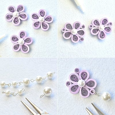 Beige Imitation Pearl Beads Acrylic Dome Cabochons Assorted Mixed Sizes 4-12mm Flat Back Pearl Cabochons SACR-PH0001-24-1