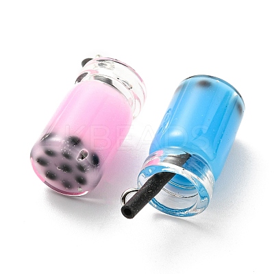 Translucent Resin Pendants RESI-D067-01D-1