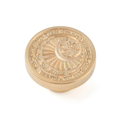Christmas Series Wax Seal Brass Stamp Head LS-AJEW-Z031-04G-22-1