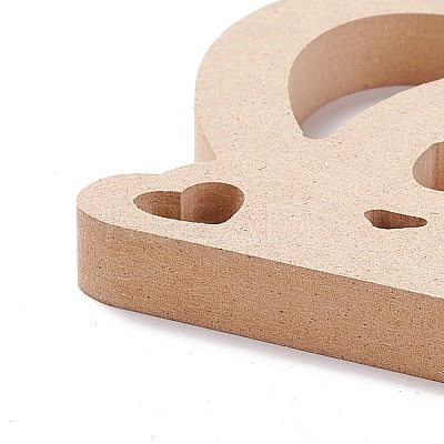 Wooden Table Plate Display Decoration LS-AJEW-C011-01-1