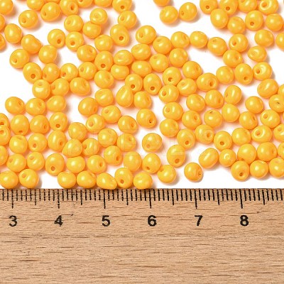 6/0 Opaque Baking Paint Glass Seed Beads X1-SEED-M012-02A-21-1