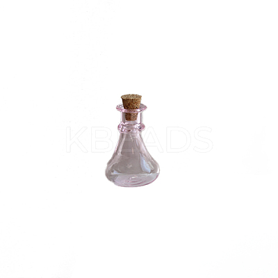 Miniature Glass Empty Wishing Bottles BOTT-PW0006-01A-1