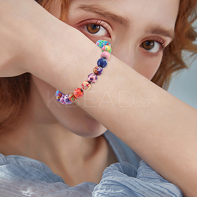 Handmade Polymer Clay Beads CLAY-PA0001-08A-1
