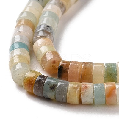 Natural Flower Amazonite Beads Strands X-G-D481-06-1