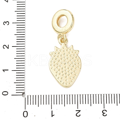 Brass Enamel Fruit European Dangle Charms LS-KK-B159-03G-1