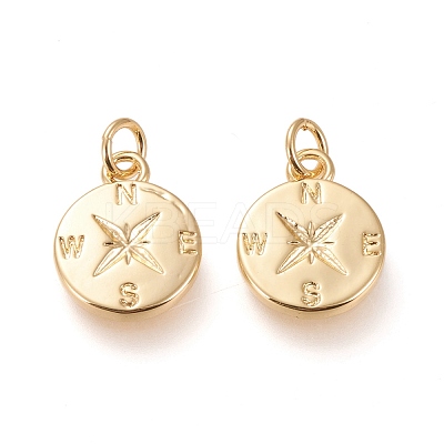 Brass Charms KK-L006-007G-1
