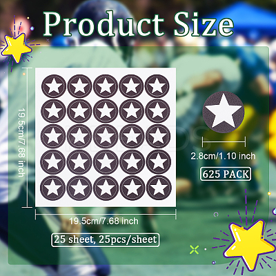 PVC Plastic Waterproof Stickers LS-DIY-WH0386-18B-1