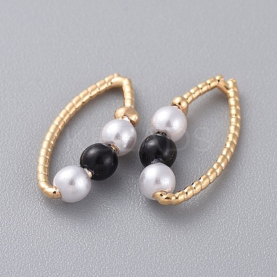 Real 18K Gold Plated Brass Linking Rings LS-KK-L180-101B-G-1