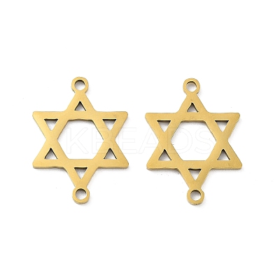 Ion Plating(IP) 201 Stainless Steel Connector Charms STAS-A090-23G-1