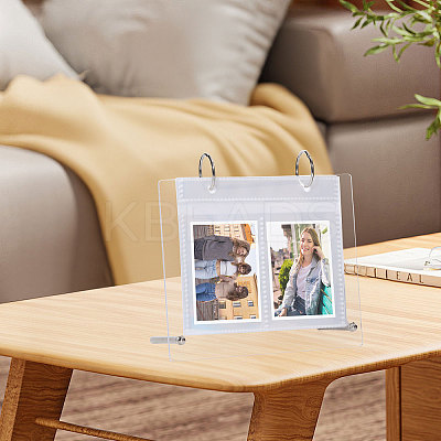 3 Inch 10 Pockets Acrylic Calendar Photos Album AJEW-WH0596-158-1