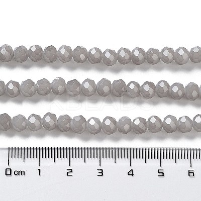 Baking Paint Imitation Jade Glass Bead Strands LS-X-DGLA-A034-J6MM-A43-1