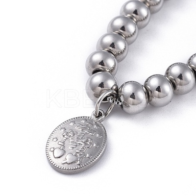 Tarnish Resistant Adjustable 304 Stainless Steel Slider Bracelets BJEW-JB04545-02-1
