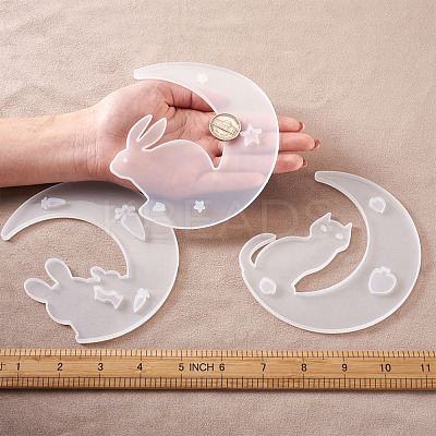 Moon Pendant Silicone Molds DIY-TA0003-26-1