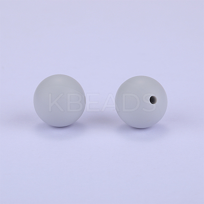 Round Silicone Focal Beads SI-JX0046A-83-1