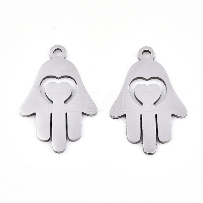 Non-Tarnish 201 Stainless Steel Pendants STAS-S081-038-1