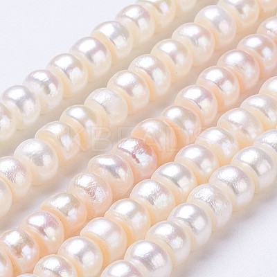 Natural Cultured Freshwater Pearl Beads Strands PEAR-P002-34-01-1