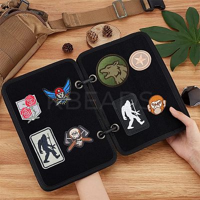 Flip-Page Hook & Loop Patch Book DIY Kit FIND-WH0108-48A-1