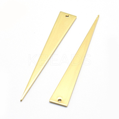 Brass Pendants KK-J279-24G-NR-1