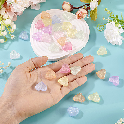 Luminous Transparent Acrylic Beads LACR-TA0001-07C-1