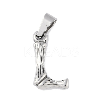Non-Tarnish 304 Stainless Steel Pendants STAS-F235-01P-L-1