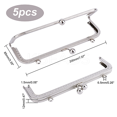 Iron Purse Handle Frame IFIN-PH0001-14P-1
