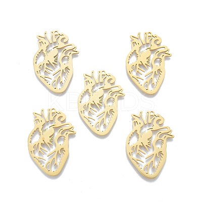 201 Stainless Steel Pendants STAS-N090-LA905-2-1