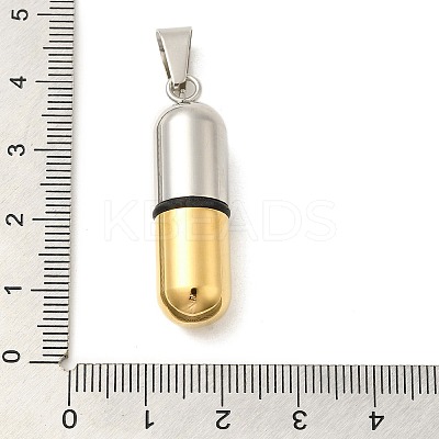 Ion Plating(IP) 304 Stainless Steel Pendants STAS-D110-46GP-1