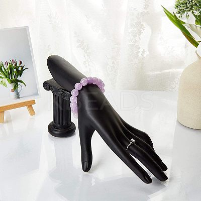 Resin Jewelry Bracelet Display Stands BDIS-WH0005-02-1