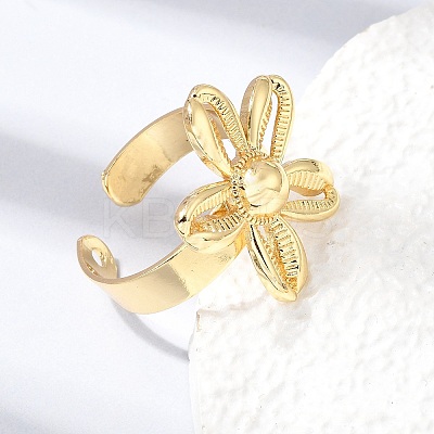 Brass Cuff Open Rings KK-CBA5B62-07G-1