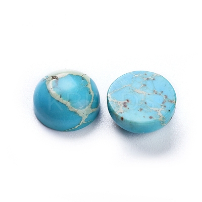 Natural Regalite/Imperial Jasper/Sea Sediment Jasper Cabochons G-G814-06A-1