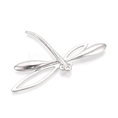 304 Stainless Steel Dragonfly Pendant Cabochon Settings STAS-T069-24P-1