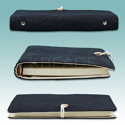 1Pc Cotton and Linen Binder Book Cover AJEW-FH0006-82A-1