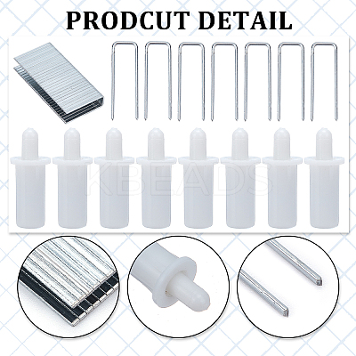 3 Sets POM(Polyoxymethylene) Vertical Blind Bolts FIND-GF0003-90-1